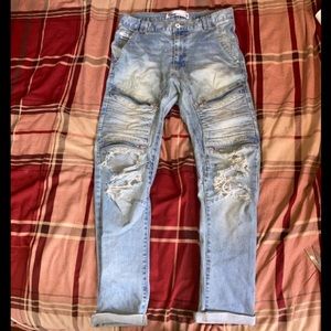 Nena And Pasadena Vengence Moto Skinny Jeans